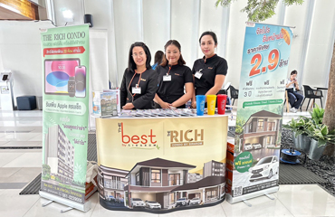 ออกบูธประชาสัมพันธ์โครงการ THE RICH CONDO ณ AIS Contact Center Development & Training Arena (Korat)